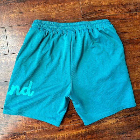 Teal Drawstring Shorts - Picture 2 of 4